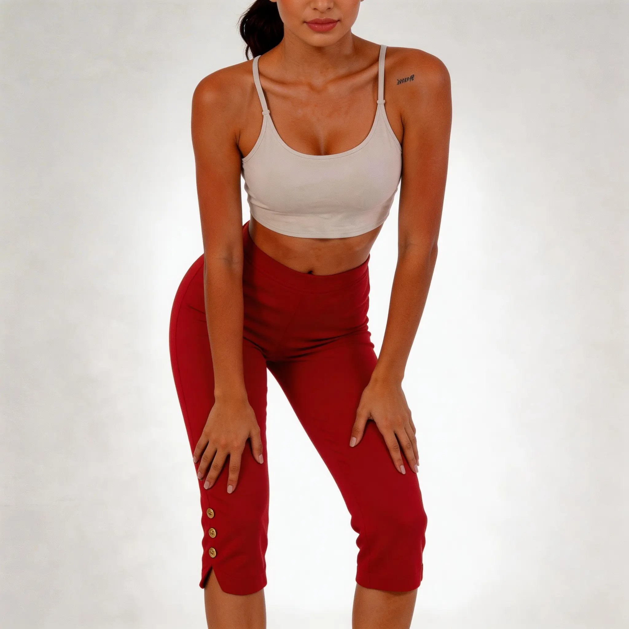 Women’s High-Waisted Slimming Yoga Pants – 7/8 Length Butt-Lifting Leggings