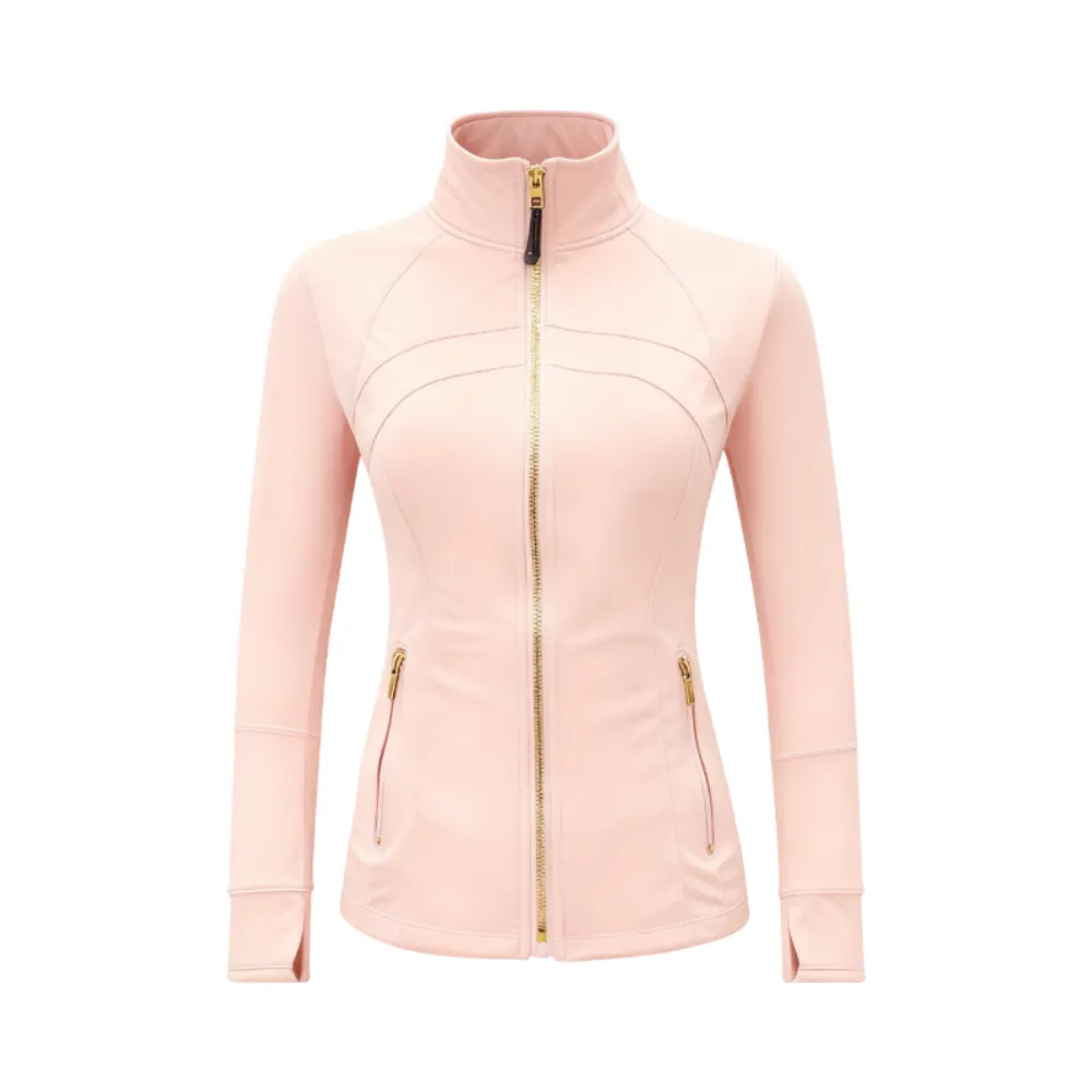 Women's sports stand up collar  yoga jacket