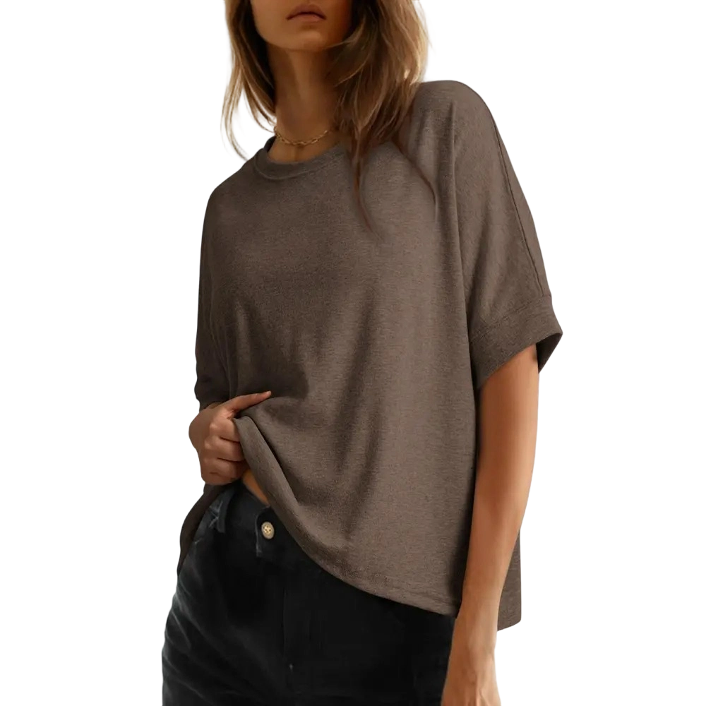 Women's Relaxed Oversized Soft Basic Tee
