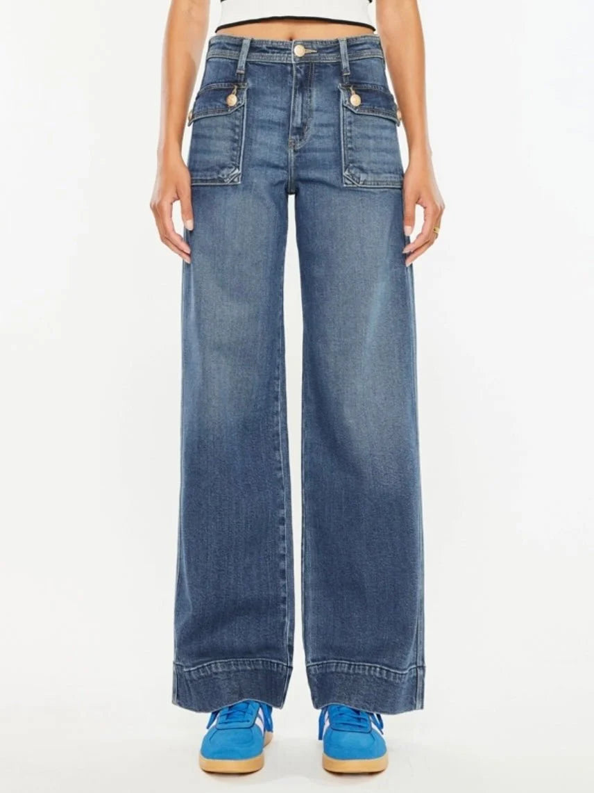 Full Utility Wide Leg Jeans