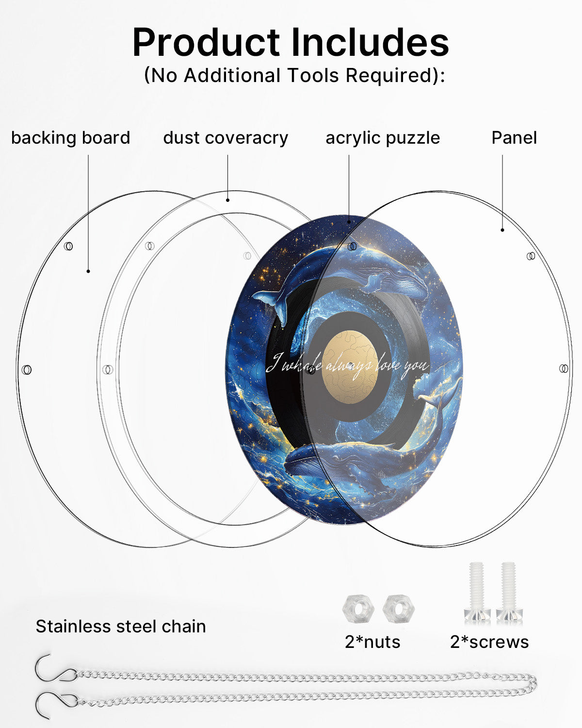 Galactic Whale Dream Light Suncatcher-Acrylic Window Art