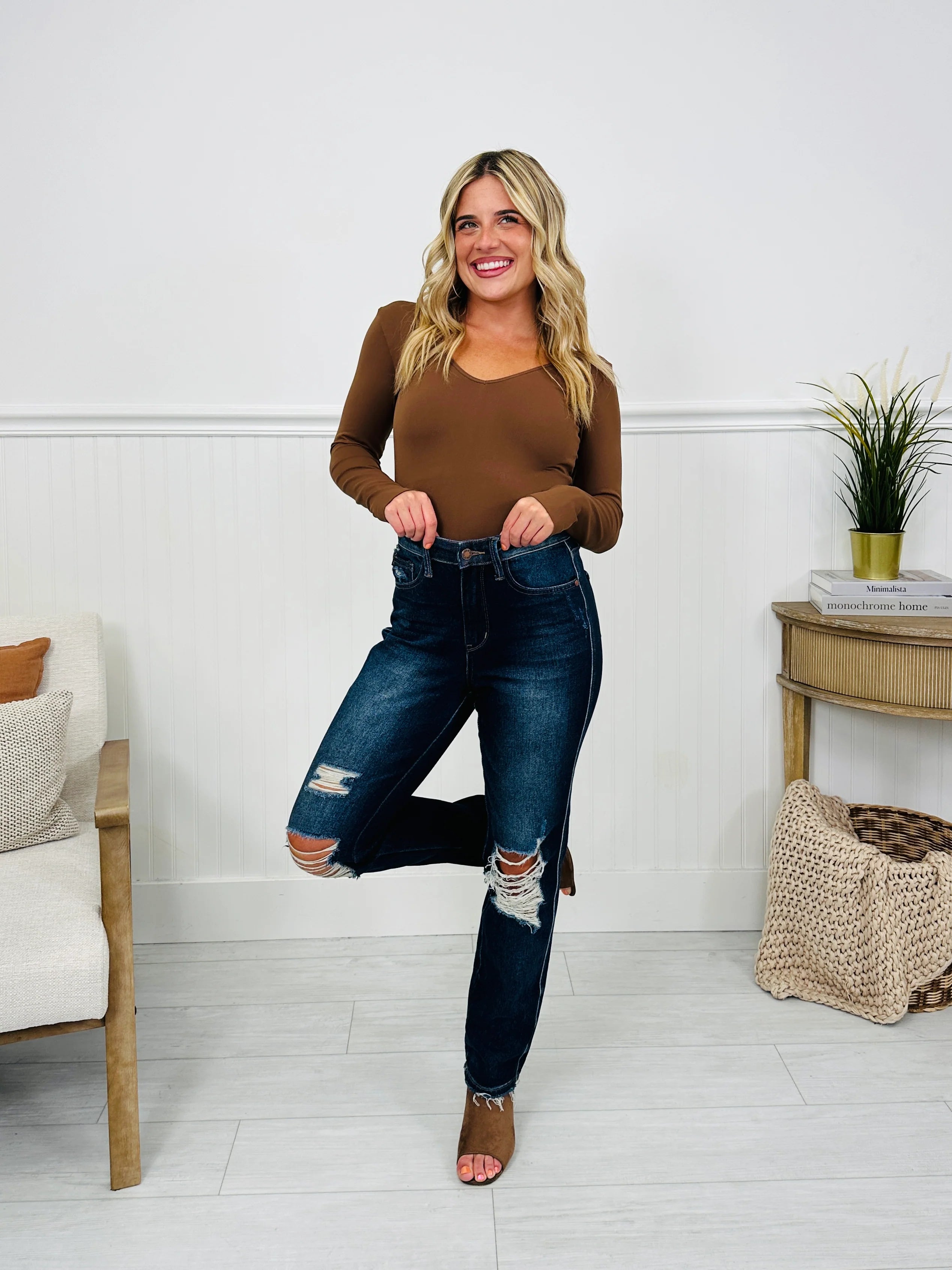 Judy Blue On Top Of The Trend Straight Jeans