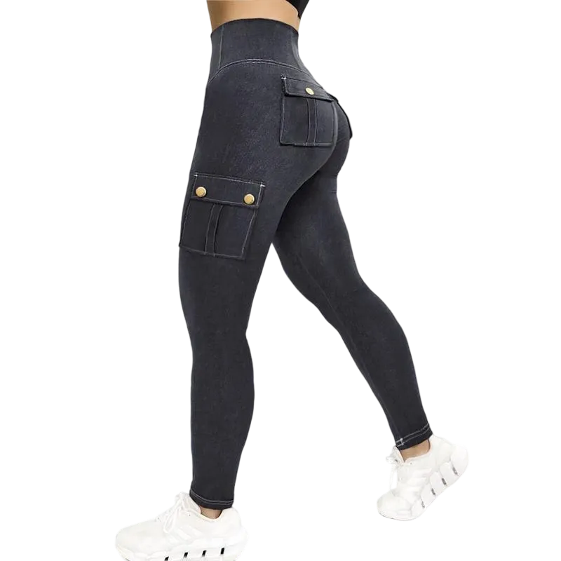 Women's Printed High-Waisted Skinny Pants