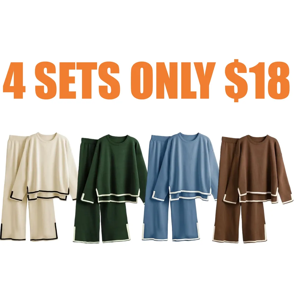 Sweater Sets Women 2 Piece Outfits