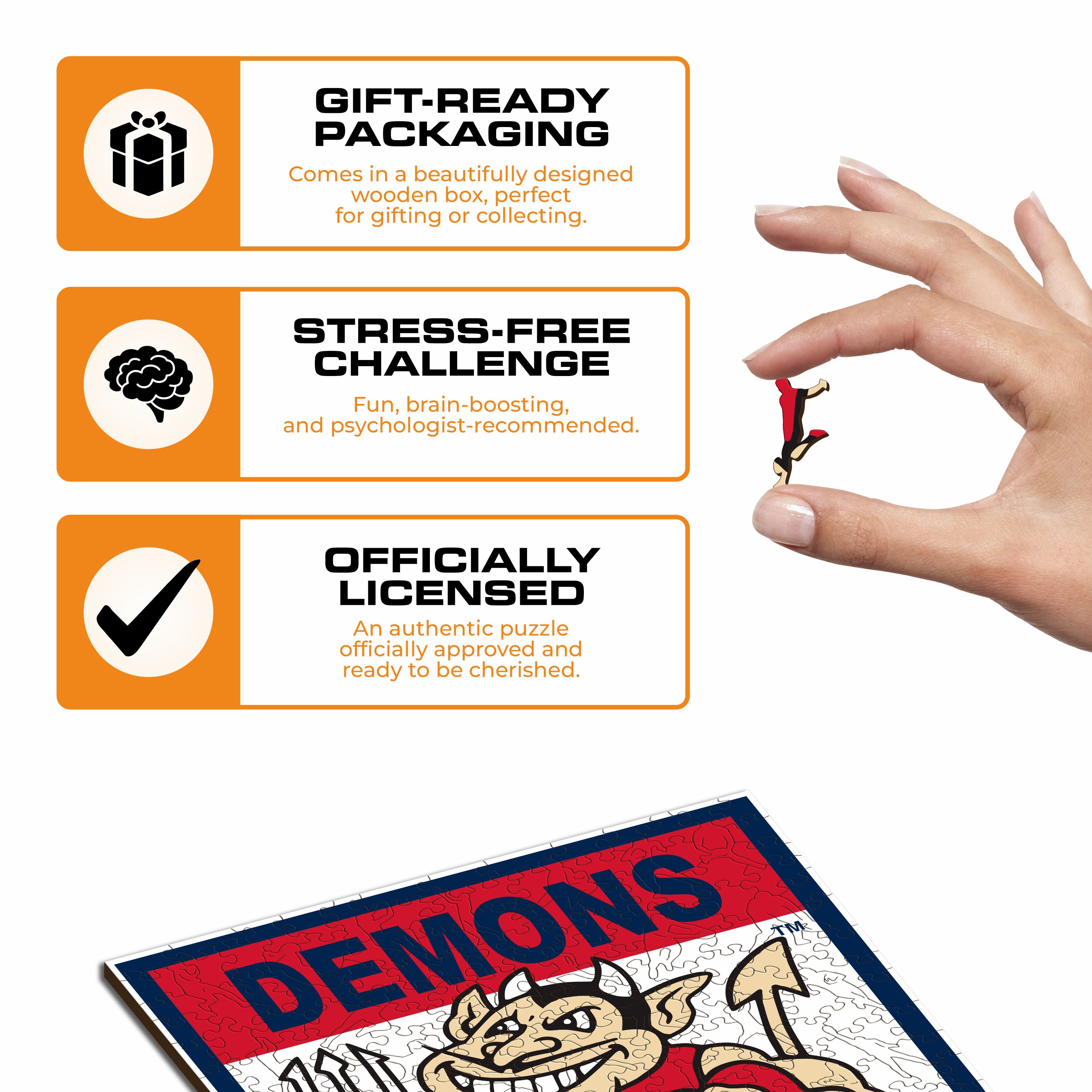 Melbourne FC Retro Mascot - Wooden Puzzle