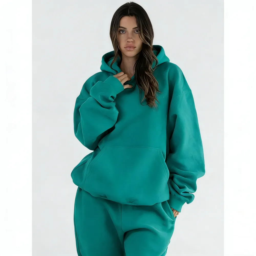 Women's Oversized Hoodie & Jogger Two-Piece Set