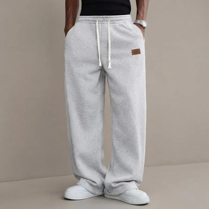 Men's Casual Pants Cotton Blend Stretch Comfortable Sports Casual Trousers