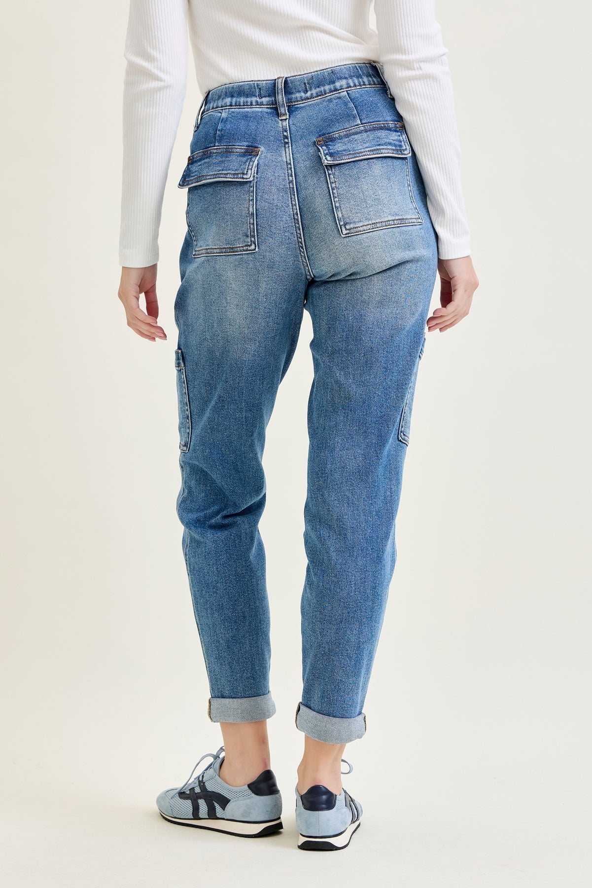 Darlene High Rise Cuffed Cargo Jogger