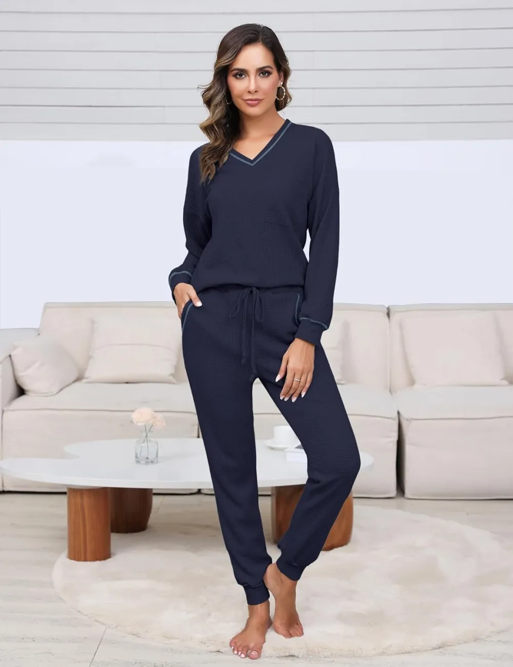Womens Two Piece Outfits Lounge Sets
