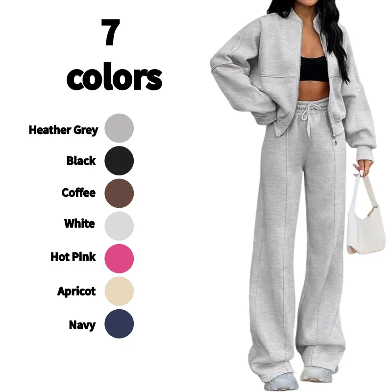 Women's Fall 2 Piece Sweatsuits Set Long