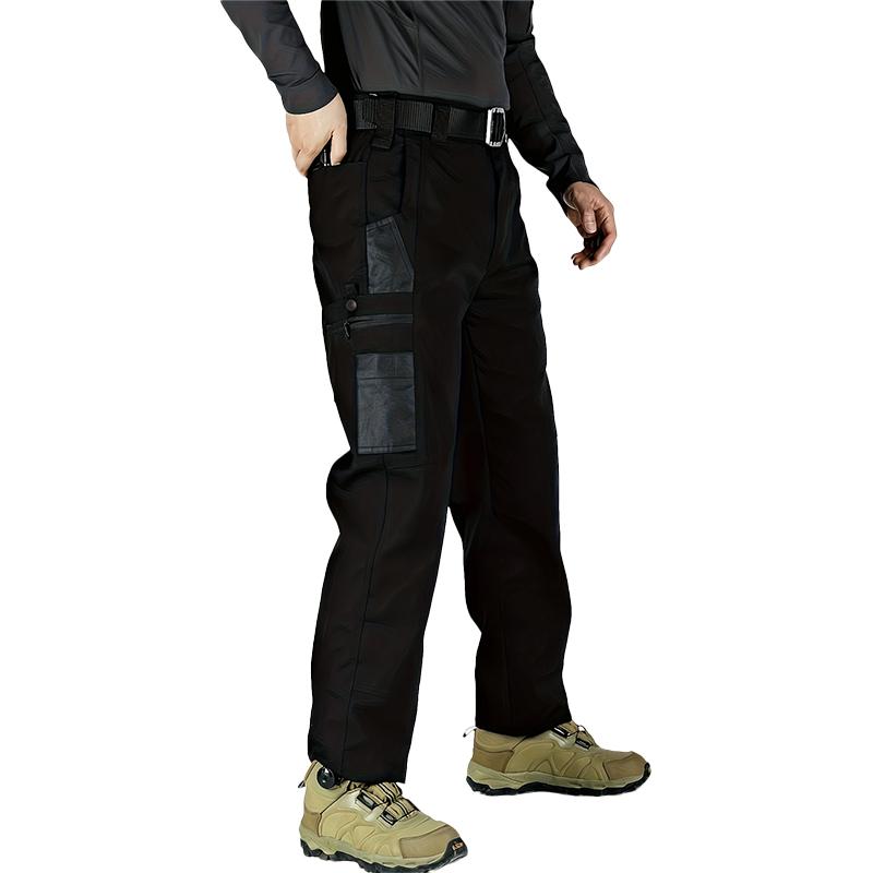 Men's Solid Color Tactical Work Pants,230g/m² new fabric，with Multiple Pockets and Zipper Closures, Durable Outdoor Training Pants, Available in Multiple Colors, Fishing, outdoor activities, work, hiking, camping，Suitable for Spring and Autumn Wear.