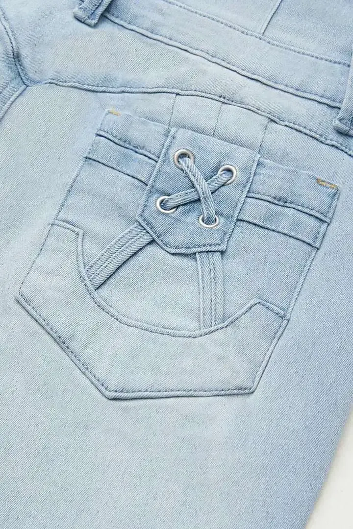 🔥High-Waist Button Fly Flare Jeans 7-Pack Only $24.99