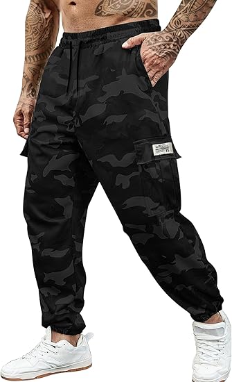 Men's Multi - Pocket Streetwear Cargo Pants - Rugged Durable Construction