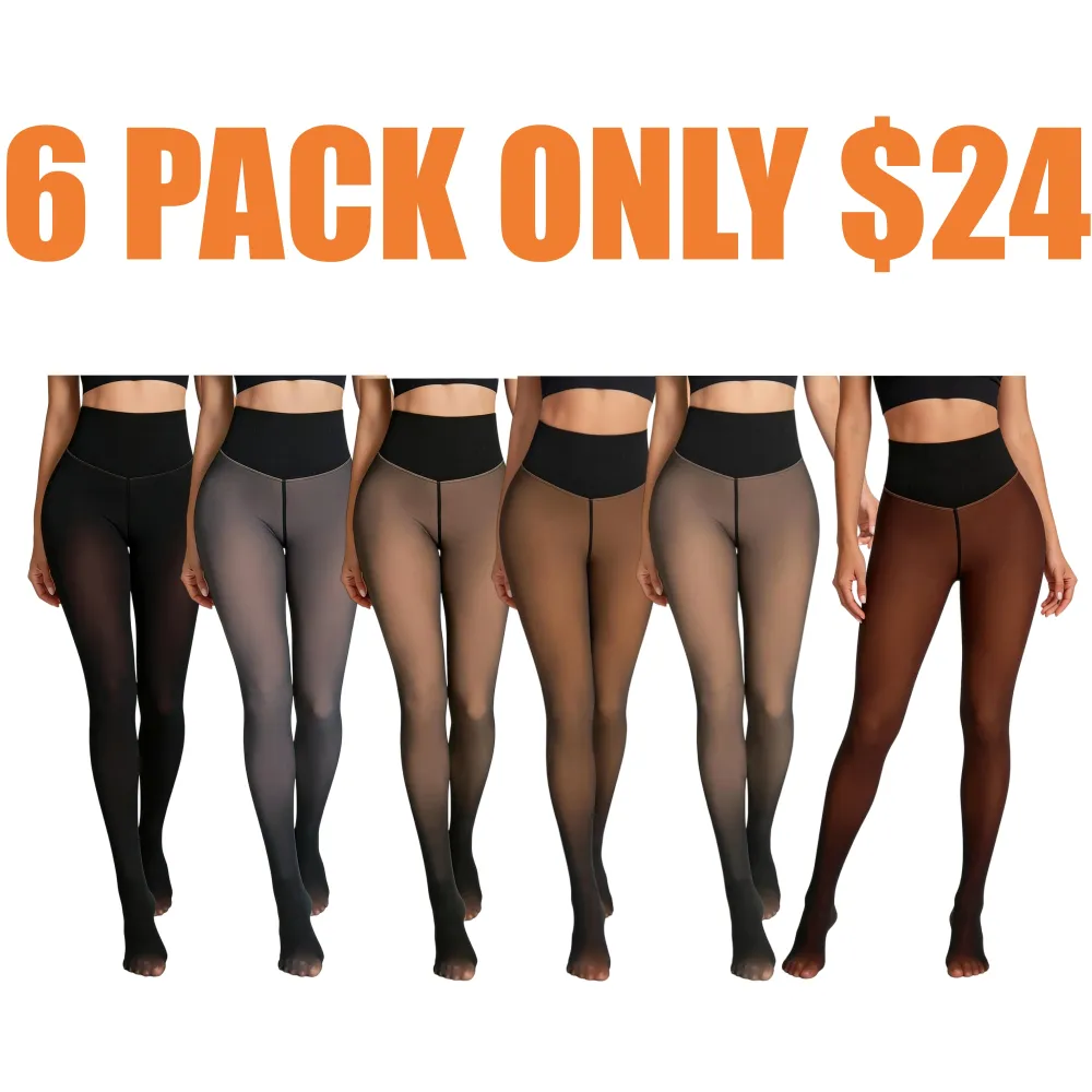 Slim-Fit Fleece Lined Leggings – Flatter Your Curves, Stay Warm