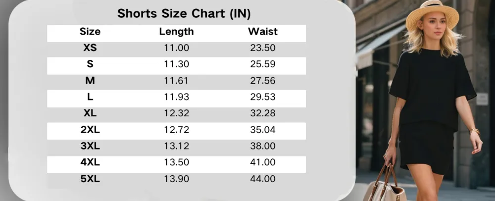 Women's Textured Knit Shorts Outfit(Under $3 a set!)