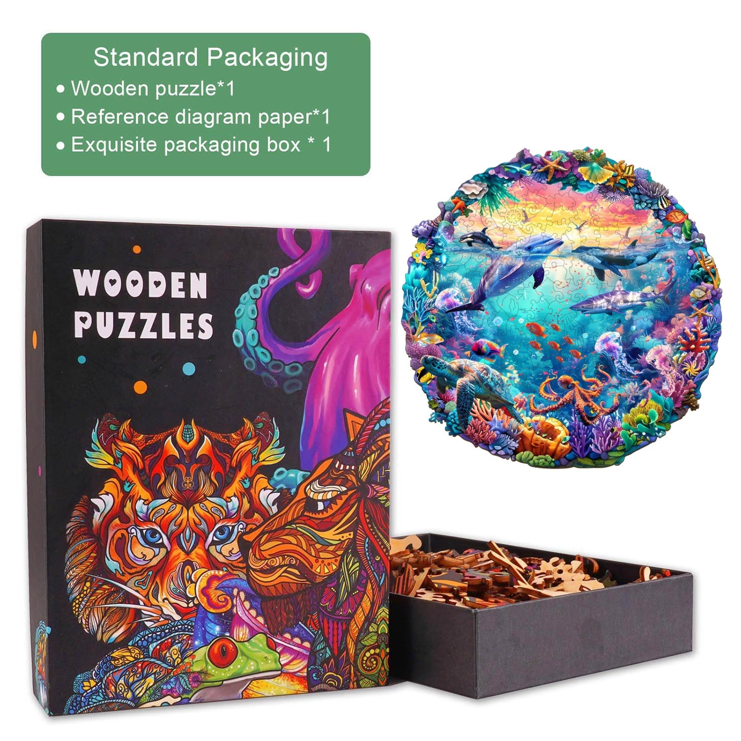Sea World Wooden Jigsaw Puzzle