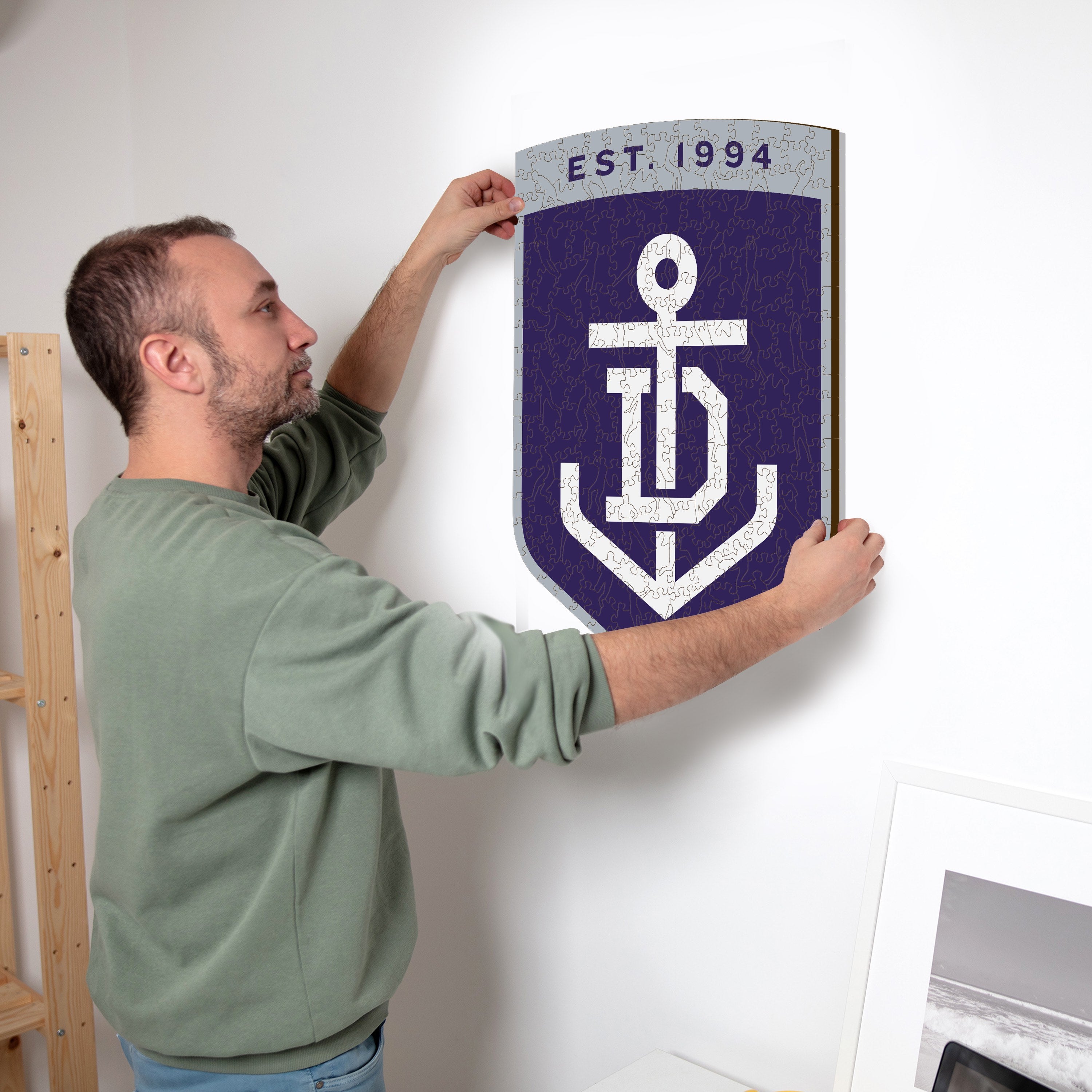 Fremantle Dockers FC Logo - Wooden Puzzle