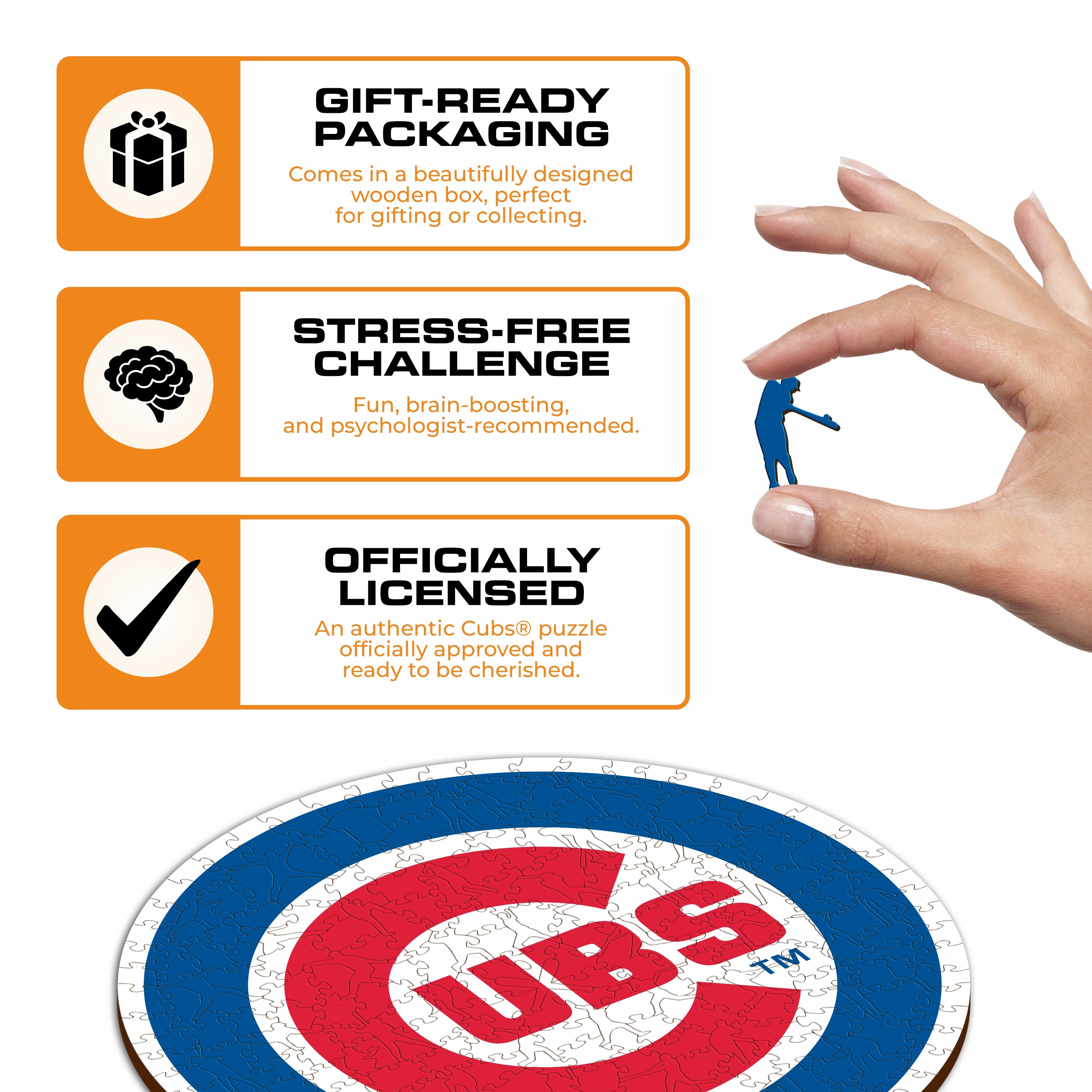 Chicago Cubs™ - Wooden Puzzle