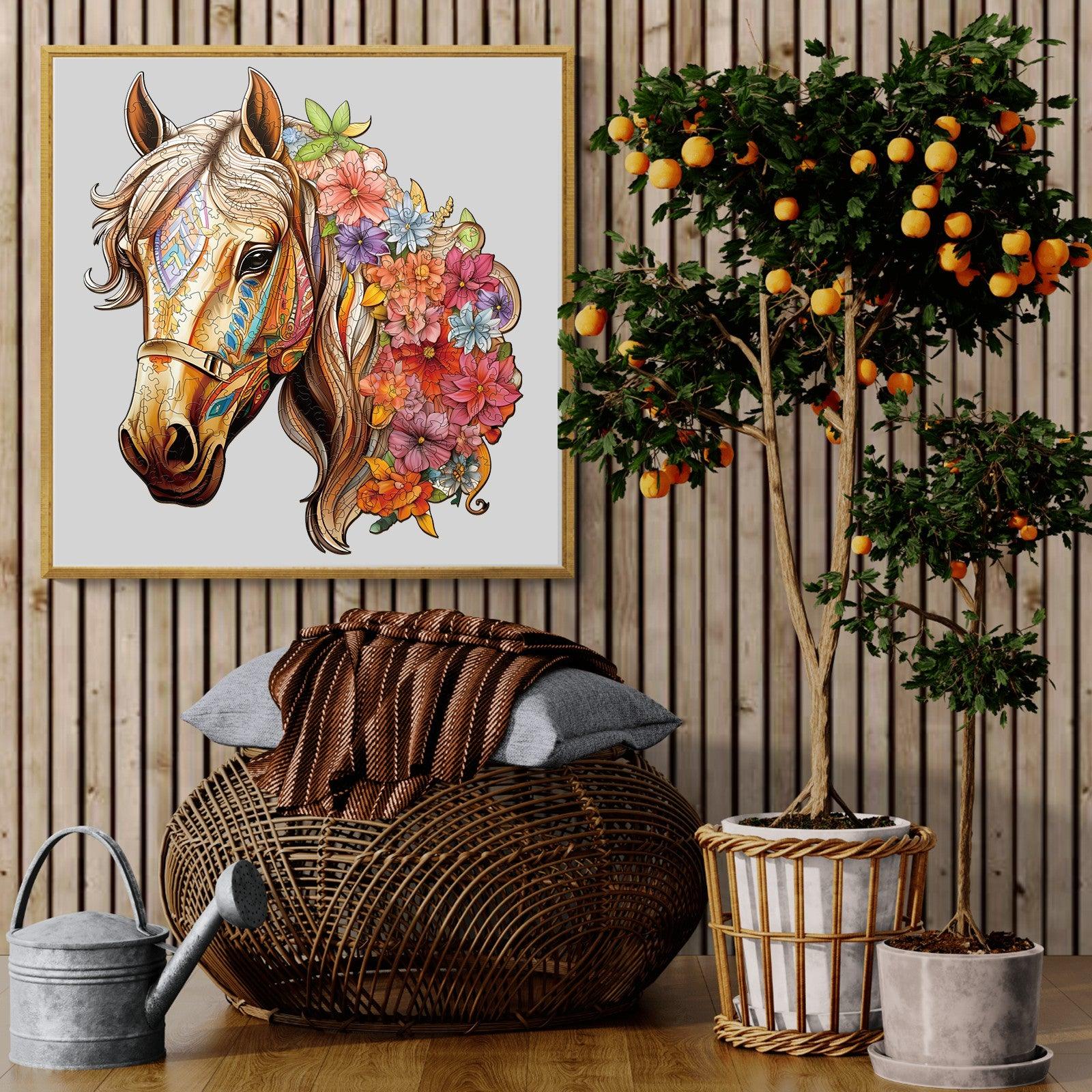 Gentle Horse Wooden Jigsaw Puzzle