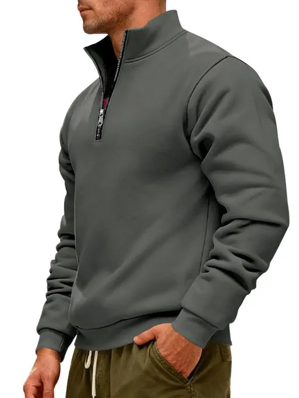 Men's Winter Fleece Lined Hoodie, Casual Hoodie, Thick Heavyweight Loose Fit Outdoor Sportswear