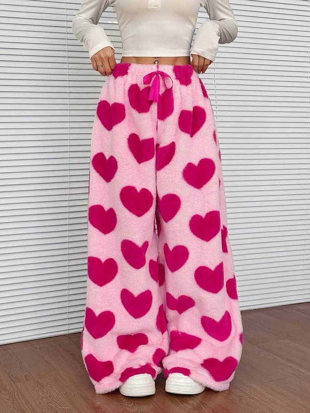 Loose Simple Leopard Pants