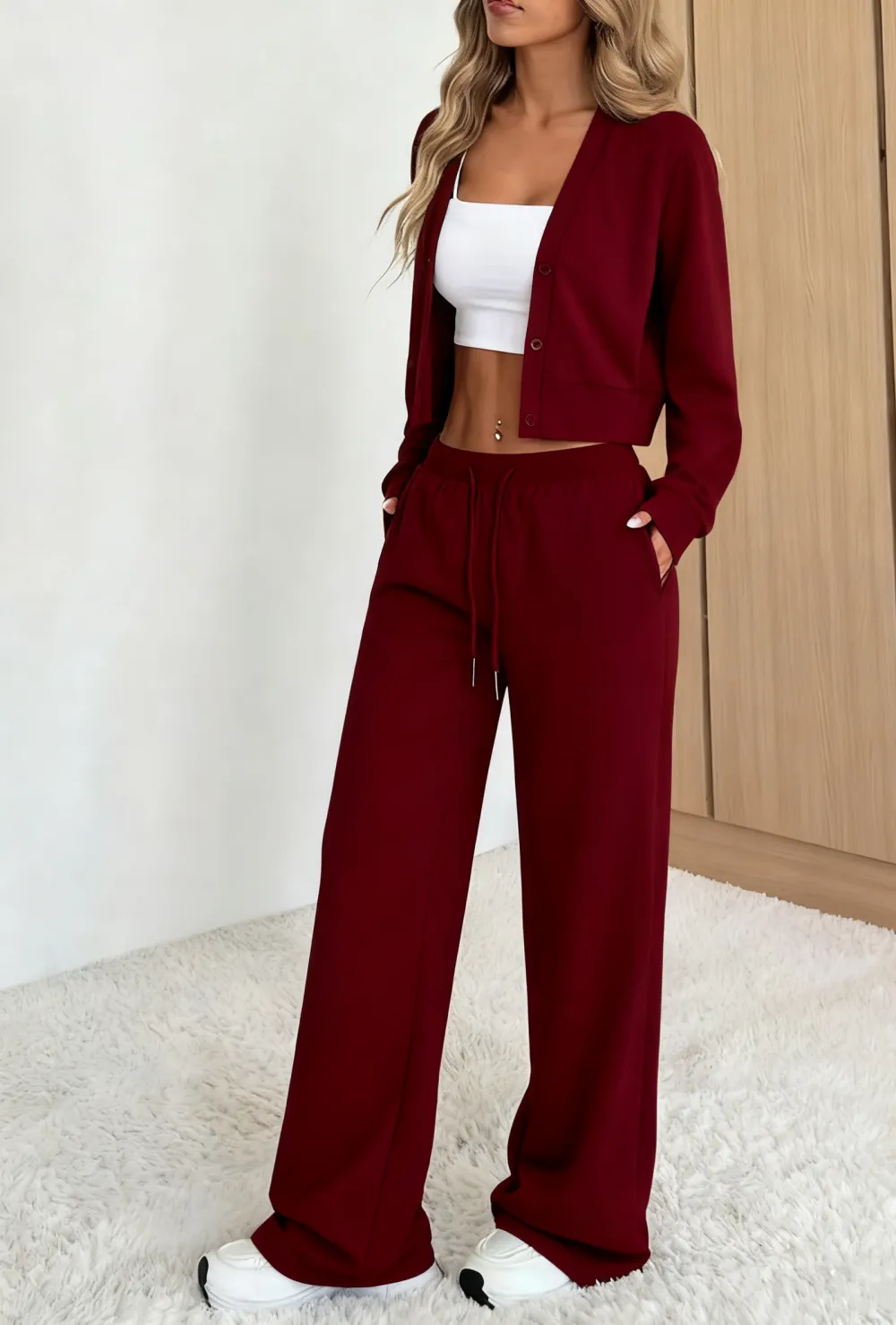 Women's Long Sleeve Jacket & Pants Set