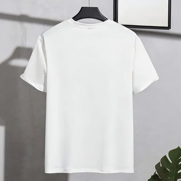 Men's Printed T-Shirt — 100% Pure Cotton, Loose-Fit, Streetwear Style, Short Sleeve