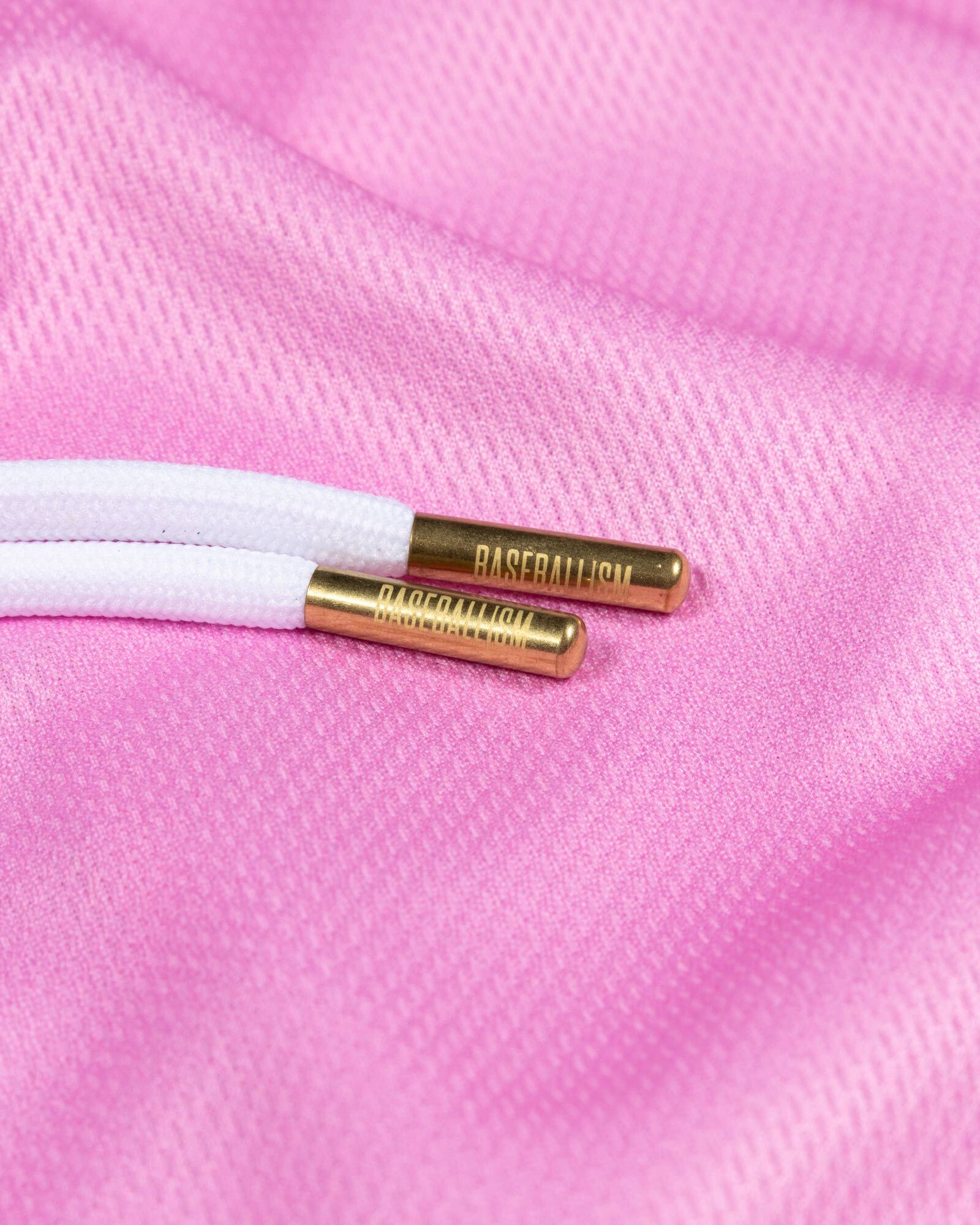 Keep It Fun Diamond Air Youth Mesh Shorts (Pink) - Baseballism x Austin Schultz