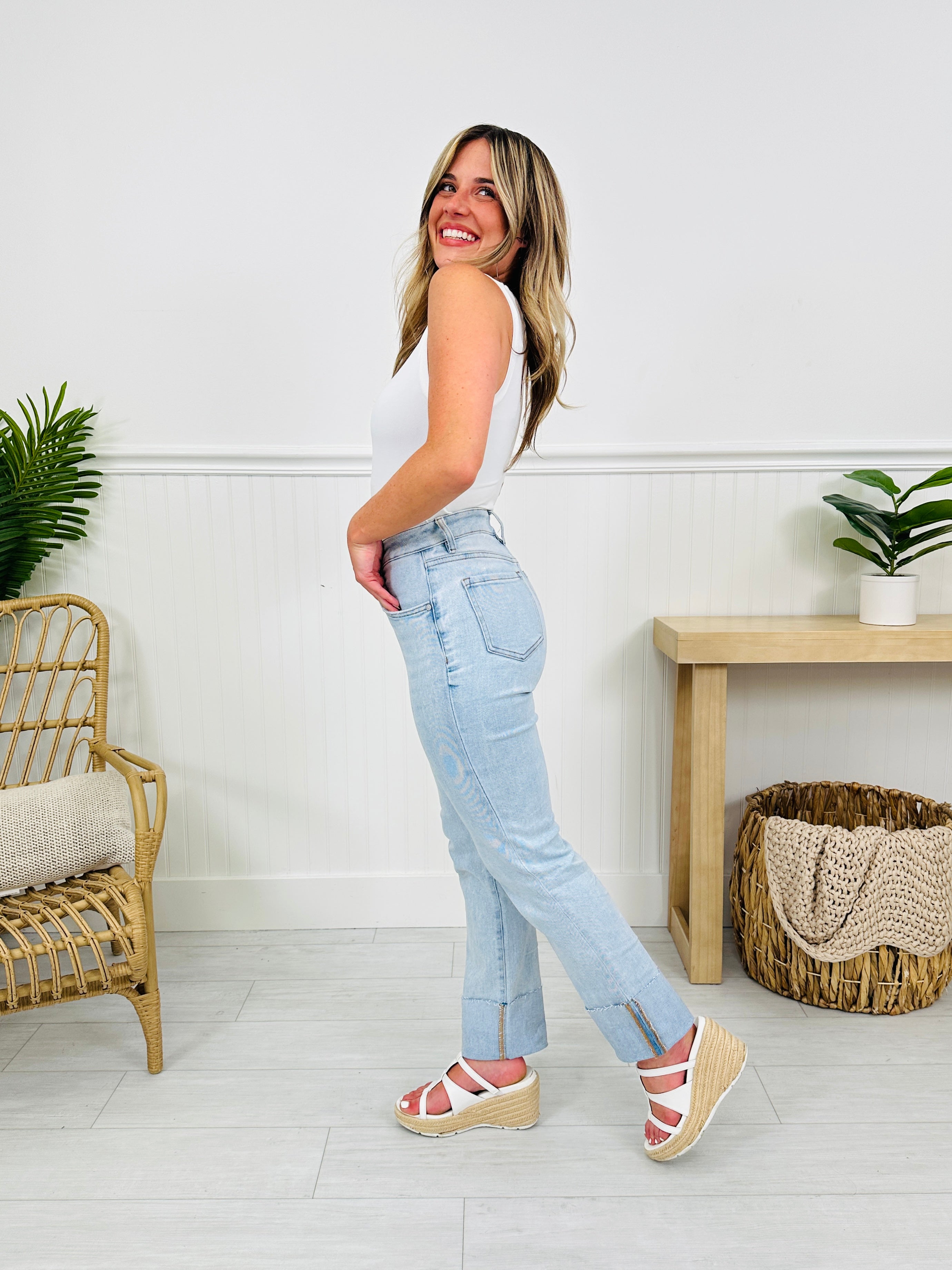 MOCO Exclusive Not Your Mother's Tummy Control Mom Jeans