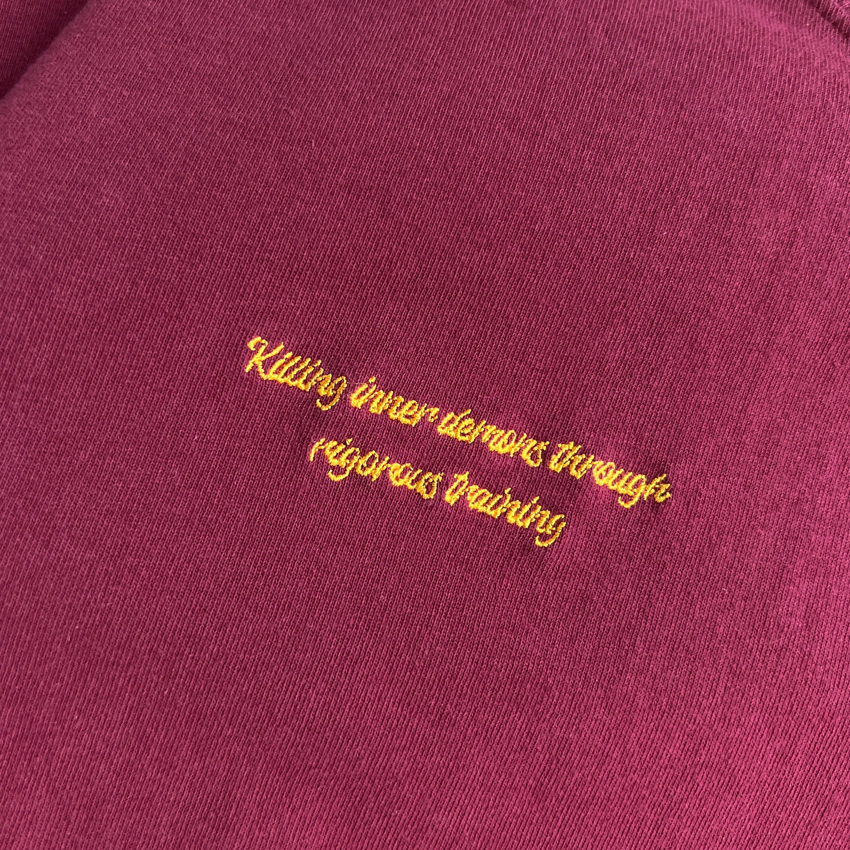 RELAXED FIT LUX SCRIPT T-SHIRT - RED / YELLOW