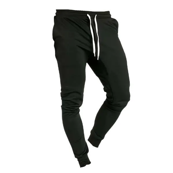 Men's athletic jogger pants with multiple colors and side stripes