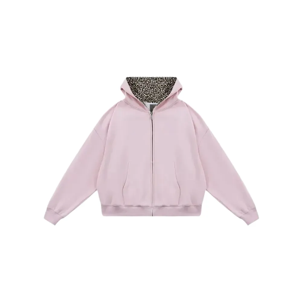 Leopard Print Oversized Lounge Hoodie