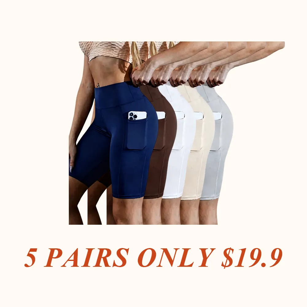 High Waist Athletic Yoga Shorts,Soft Shorts,Breathable