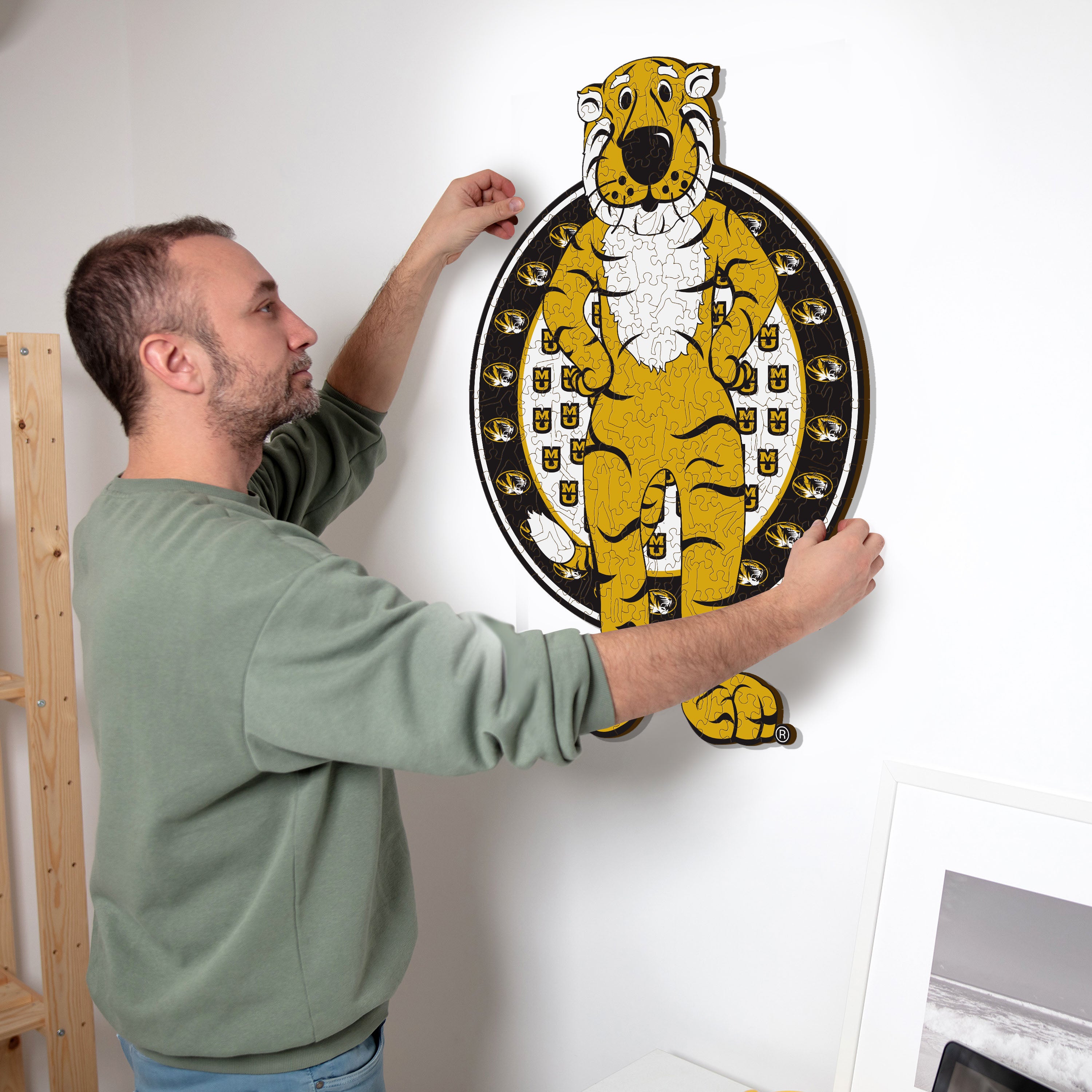 University of Missouri Mascot - Wooden Puzzle
