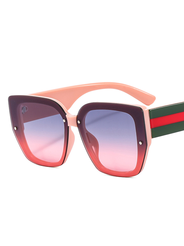 Geometric Sun-Protection Sunglasses Accessories