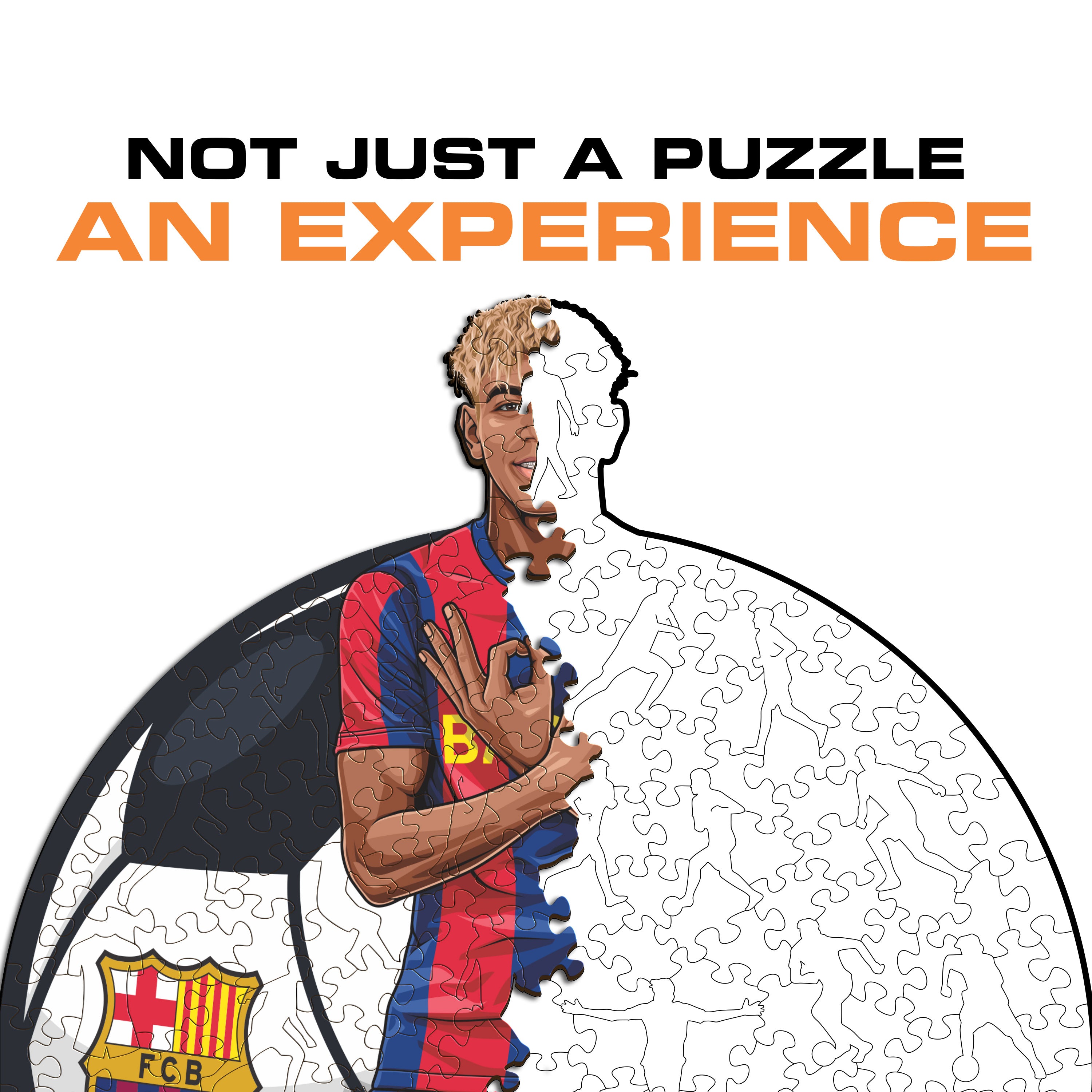 Lamine Yamal - Wooden Puzzle