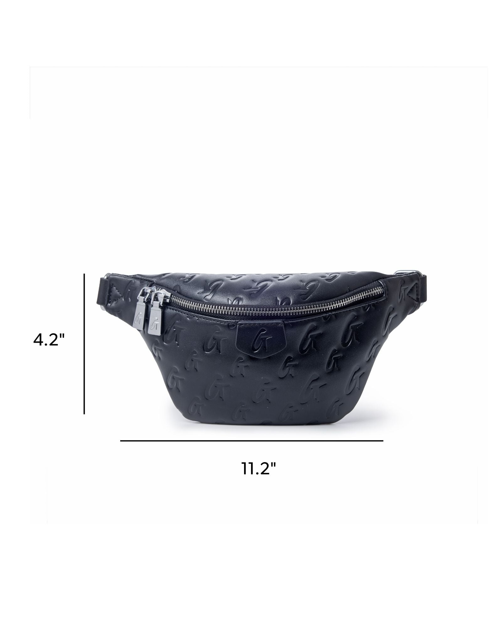 MINI MONOGRAM FANNY PACK - BLACK