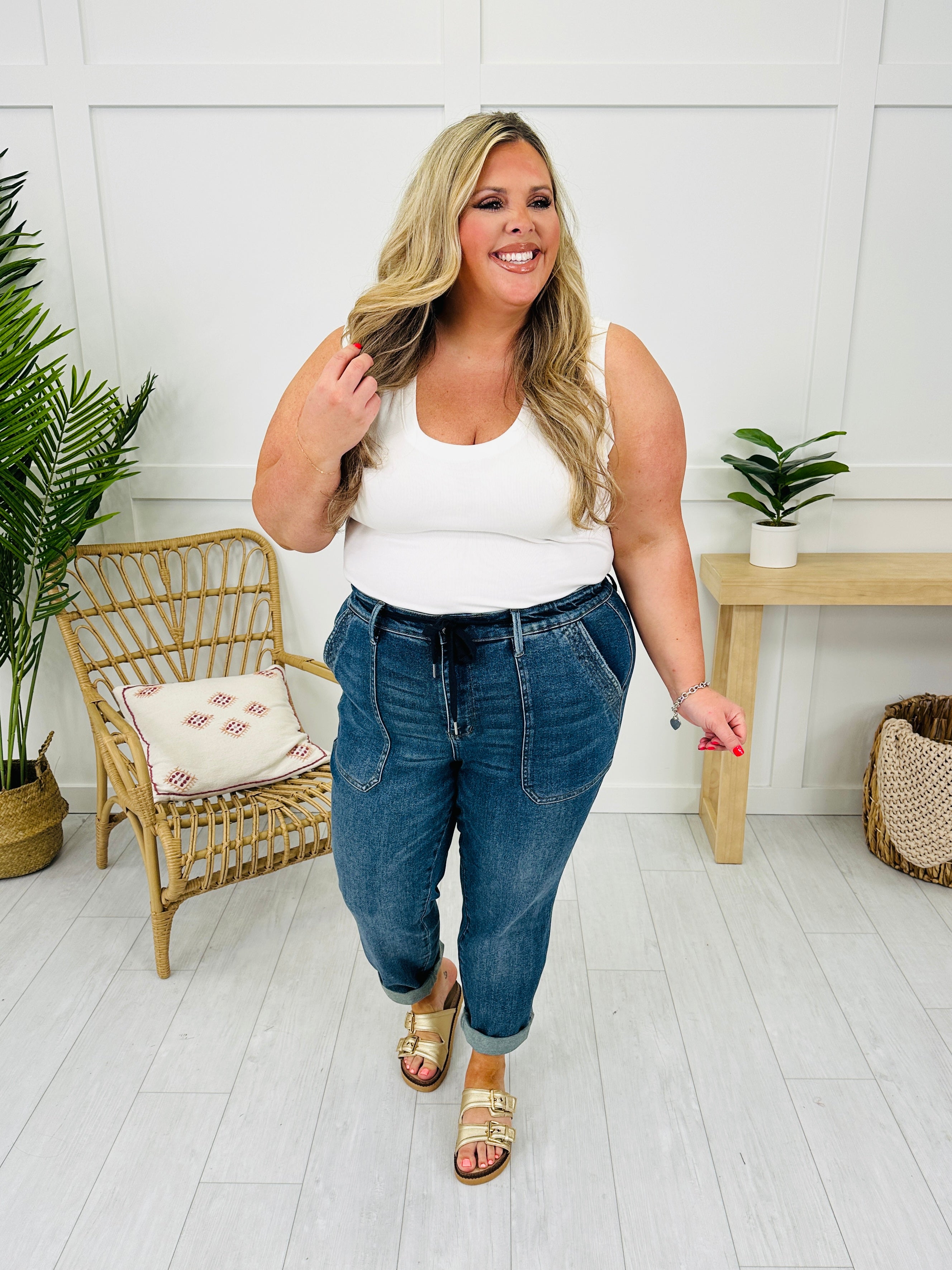 Judy Blue Something About You Denim Joggers