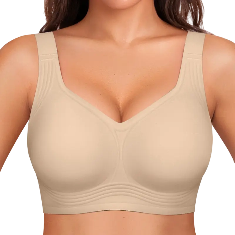 Women Jelly Wireless Womens Comfortable Wireless Bras Push Up Bralettes Seamless Tshirts Bras Deep V Everyday Bras