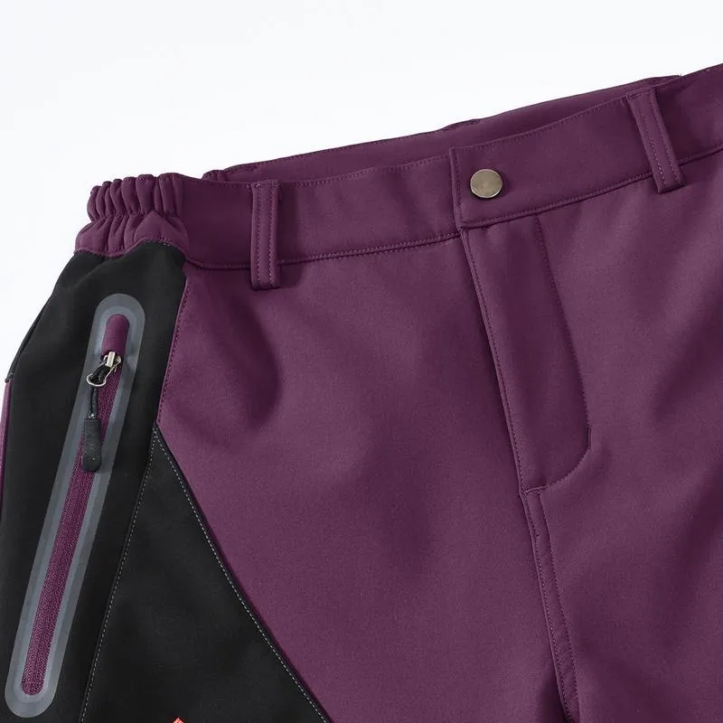 Women's Snow Pants Waterproof Insulated Fleece Thermal Ski Hiking Snowboard Pants