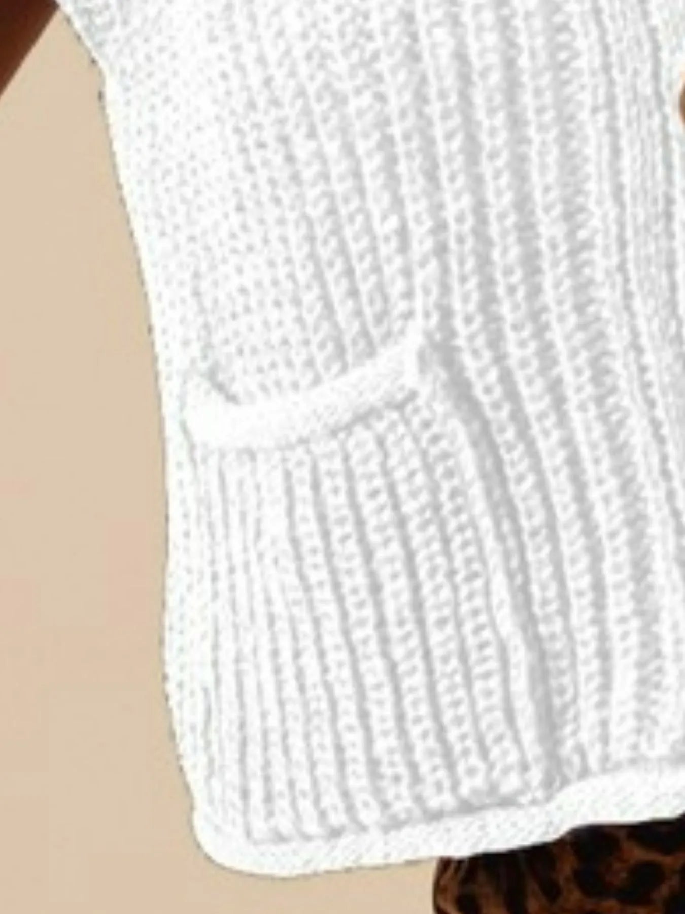 Big Metal Button Front Sweater Vest