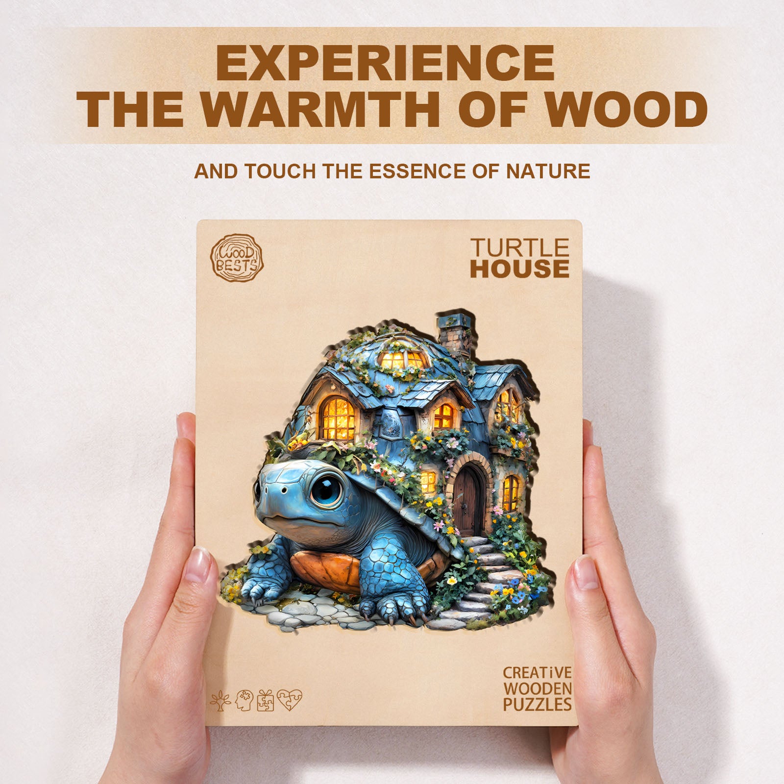 Turtle House Wooden Jigsaw Puzzle
