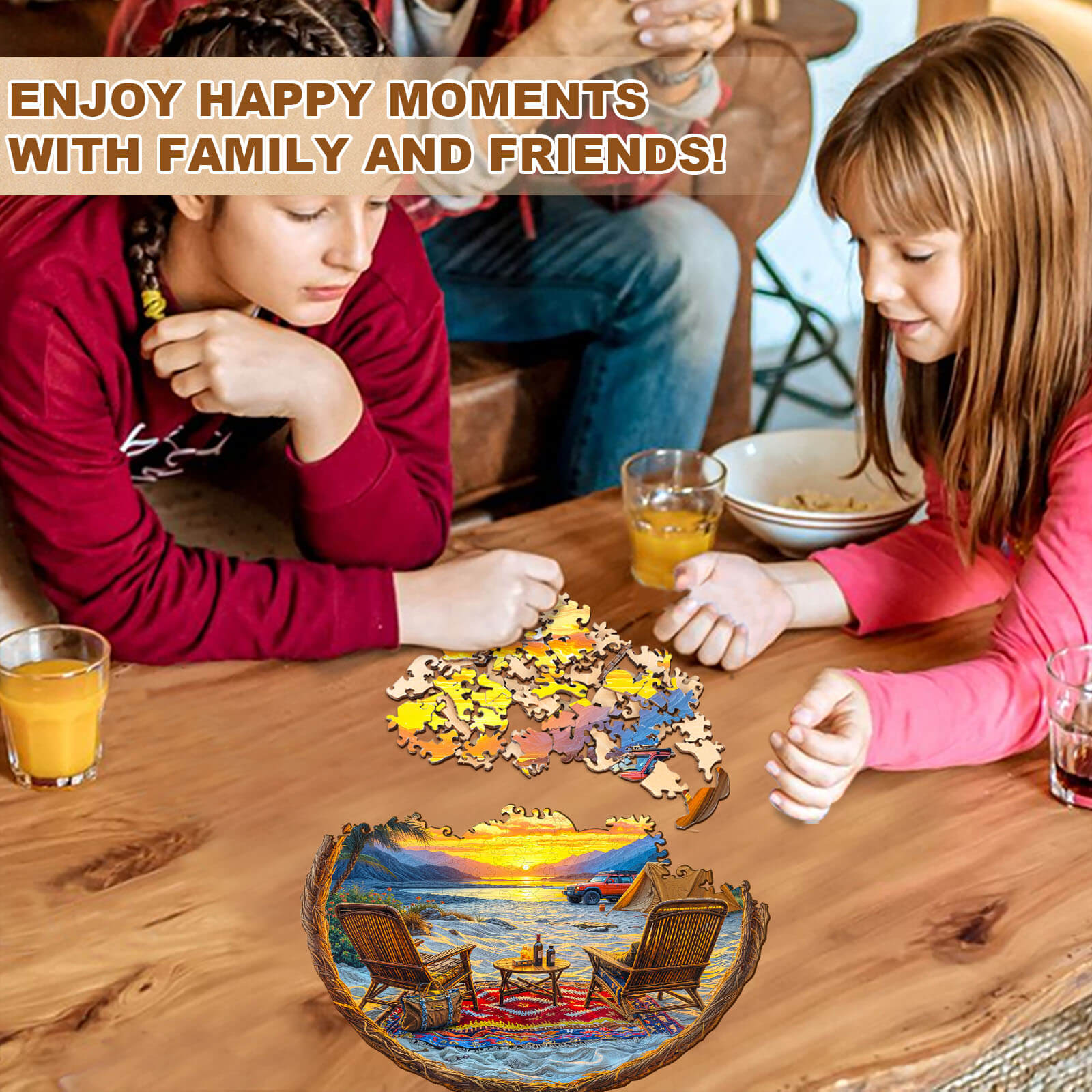 Desert Travel Wooden Jigsaw Puzzle