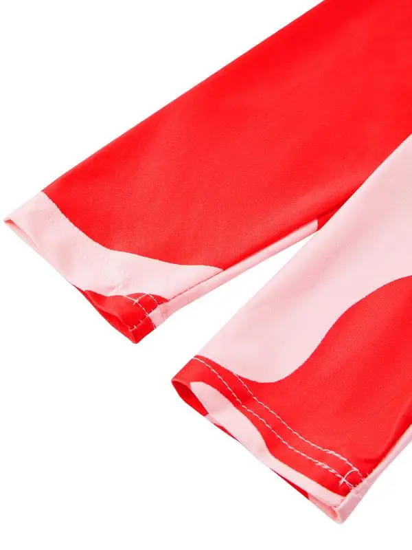 Women's All Over Print Deep V Neck Dress