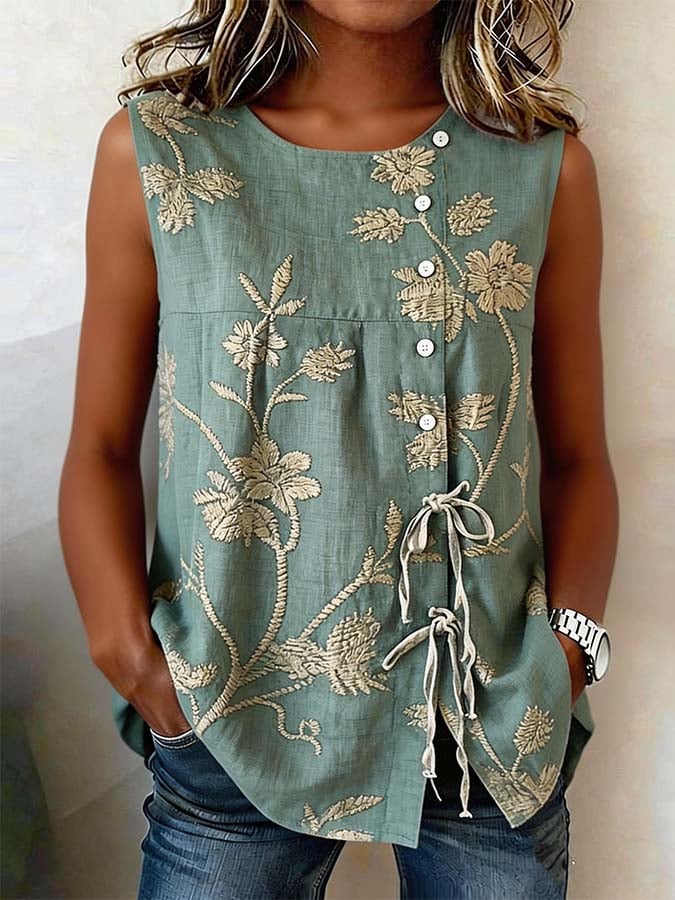 Women'S Casual Printed Vest- Fast Shipping