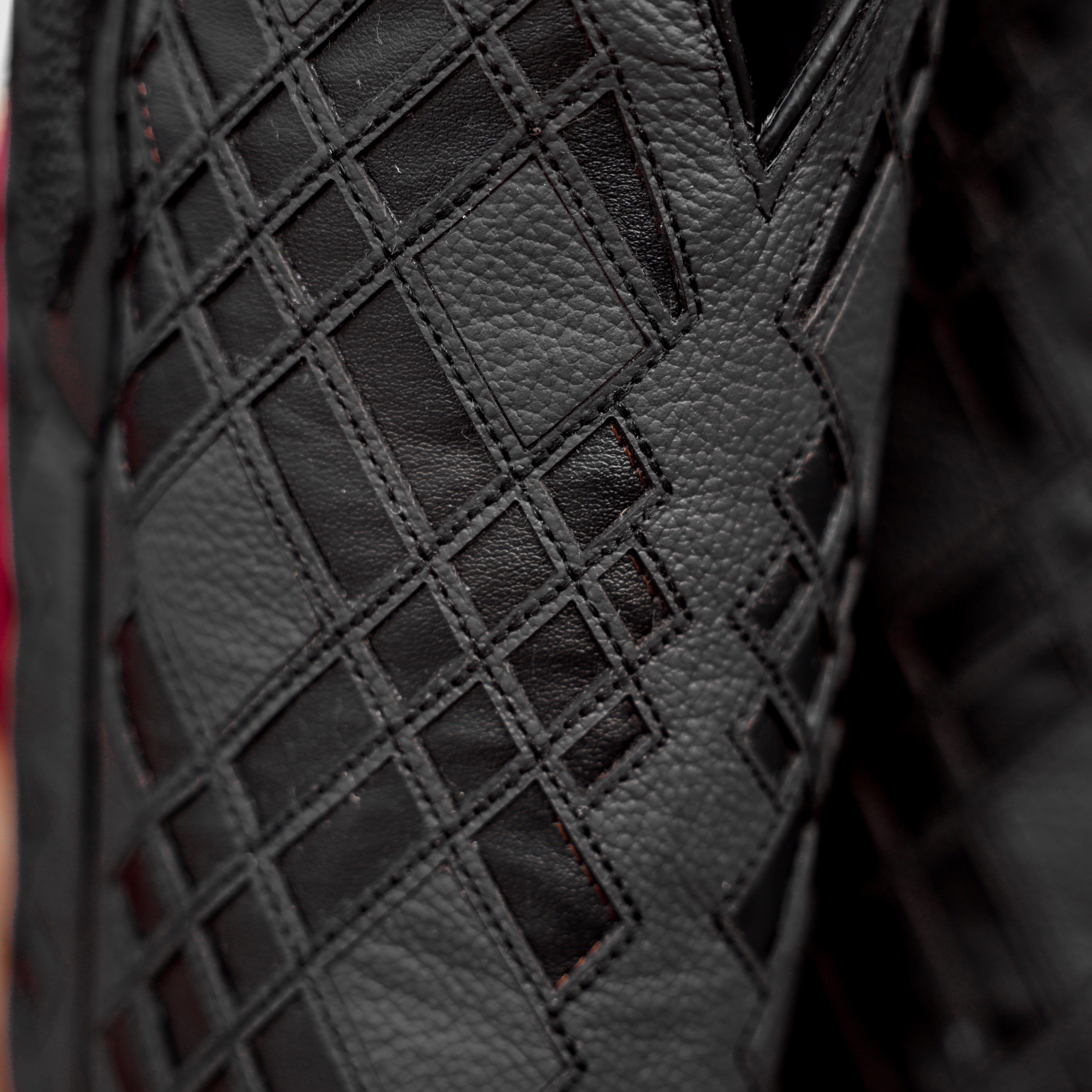 Black Stingray Leather Boots - Square Toe