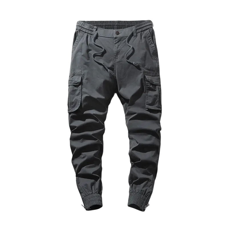 Men’s Military Green Cargo Pants – Stretch Tactical Work Pants with Multi Pockets & Zippered Cuffs