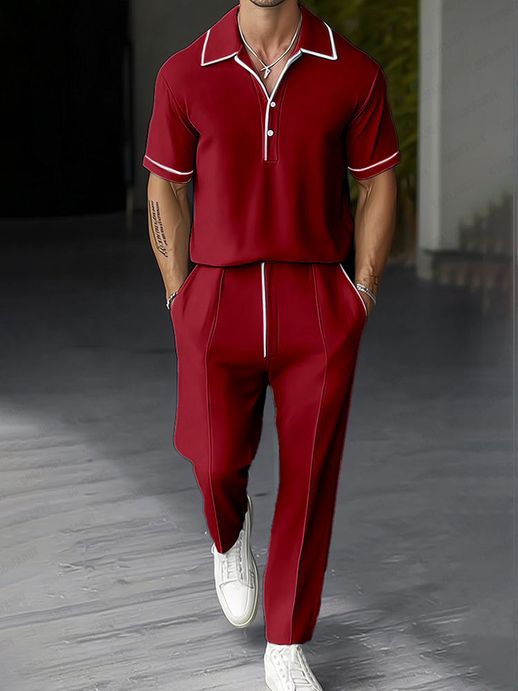 Modern Essential Polo Shirt Set