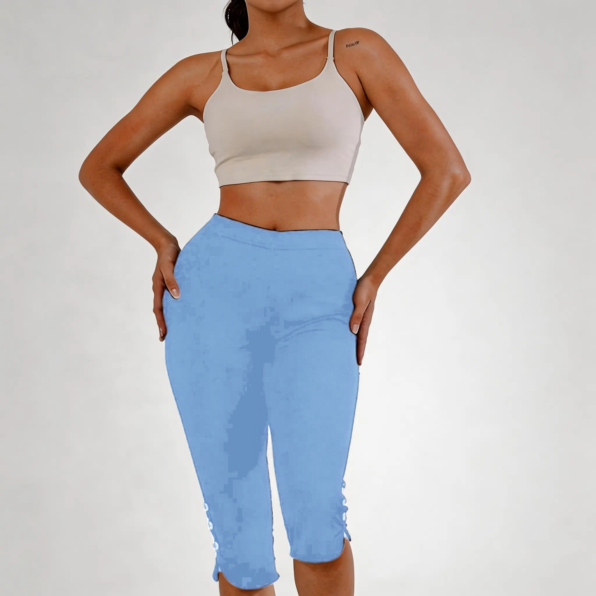 Women’s High-Waisted Slimming Yoga Pants – 7/8 Length Butt-Lifting Leggings