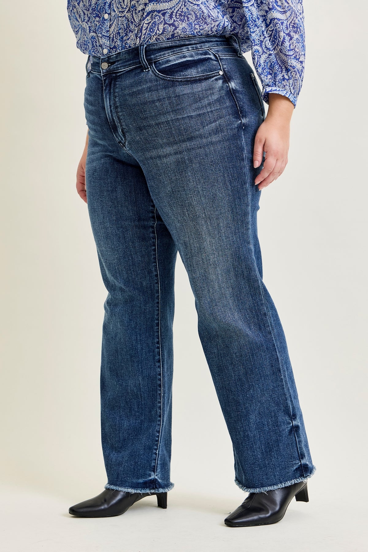 Carrie Mid Rise Wide Leg - PLUS